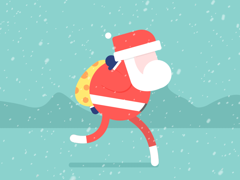 视觉最当下 | 001-圣诞节最佳动态插图设计