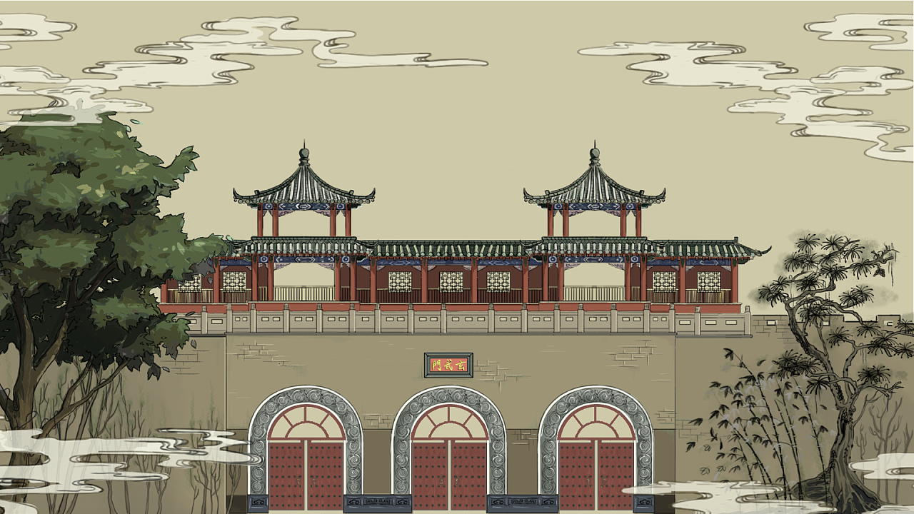 南京明城墙"筑梦"计划动画场景设计|插画|商业插画|mr阿少 - 原创作品
