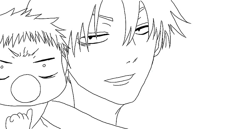 漫画线稿 新手临摹漫画线稿图主演是谁啊