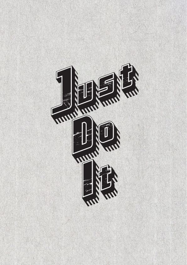 just do it!|平面|字体/字形|pawhere - 原创作品