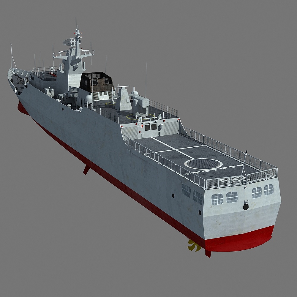 056轻型护卫舰简模加动画测试