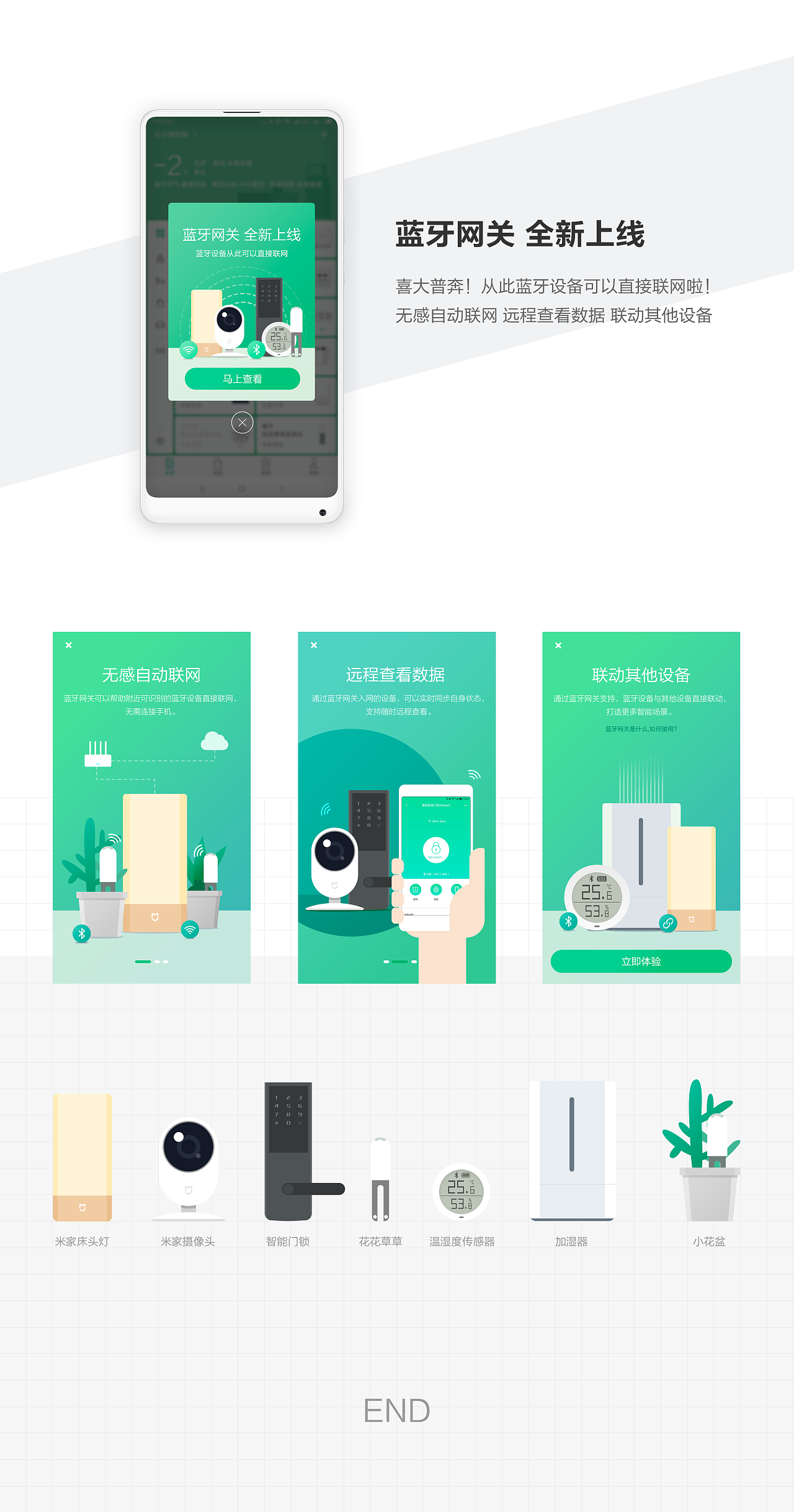 喜大普奔 米家蓝牙网关 全新上线|UI|动效设计|不