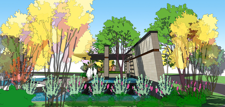 草图大师 lumion|园林景观\/规划|空间\/建筑|邱小