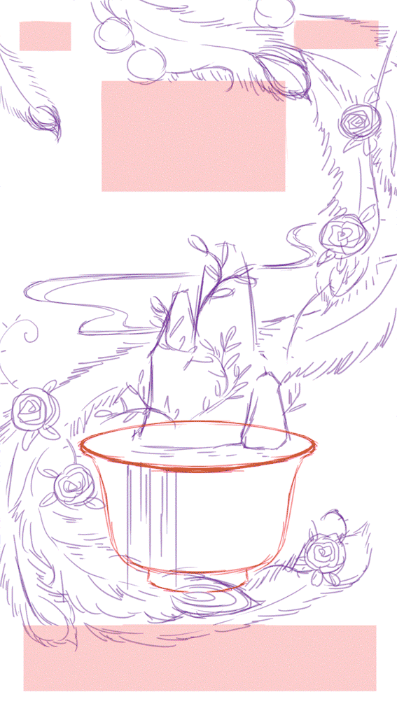 东原# 大暑插画单图