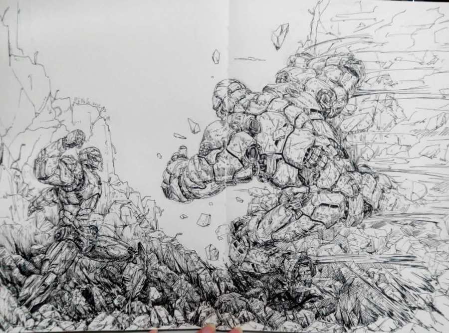 机器人|概念设定|插画|面瘫男李志鹏 - 原创设计