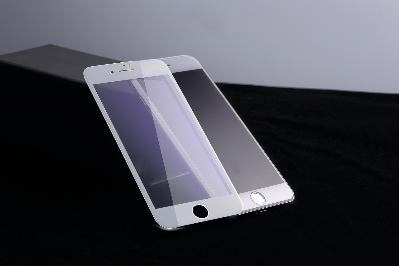 手机钢化膜拍摄,苹果7紫光手机膜|摄影|产品|振