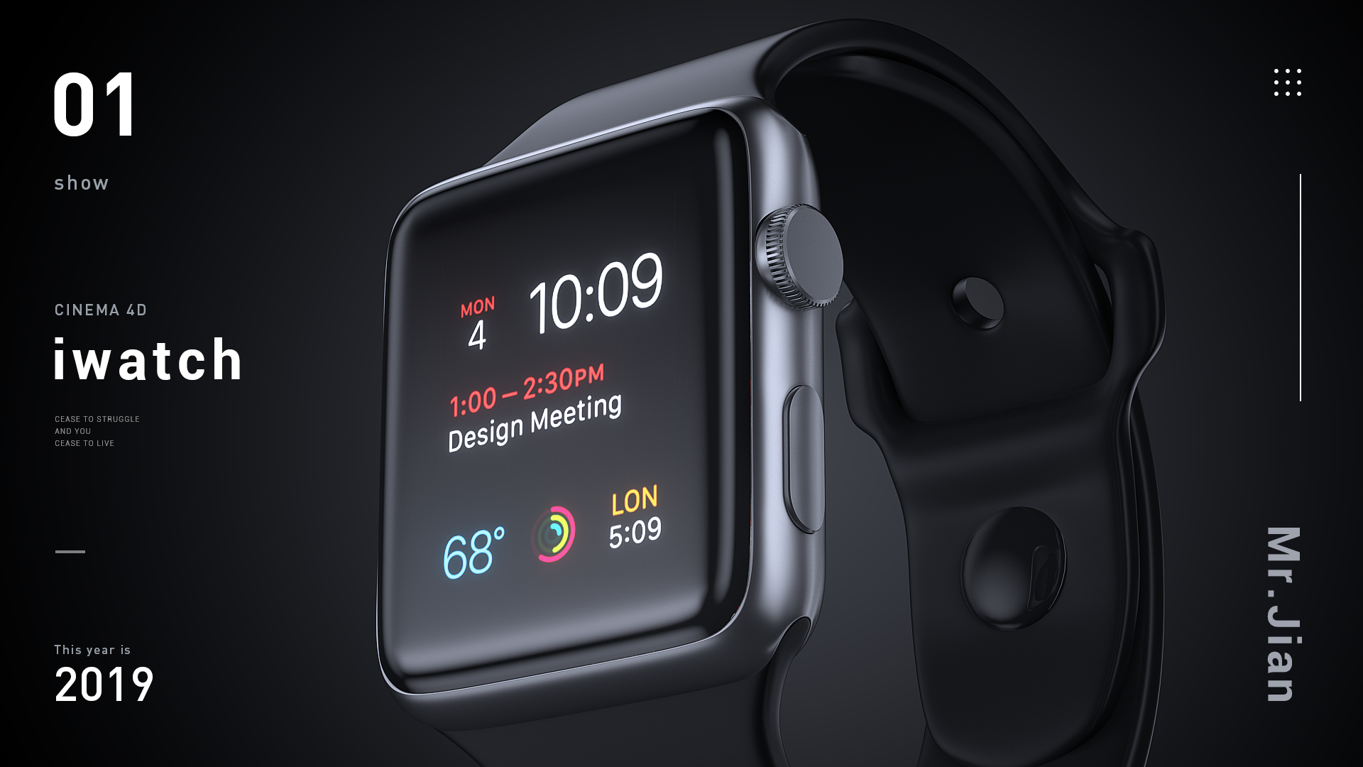 iwatch苹果手表渲染