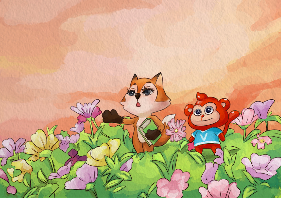 一言不合就发站酷~万科阿猴的故事绘本= =。水