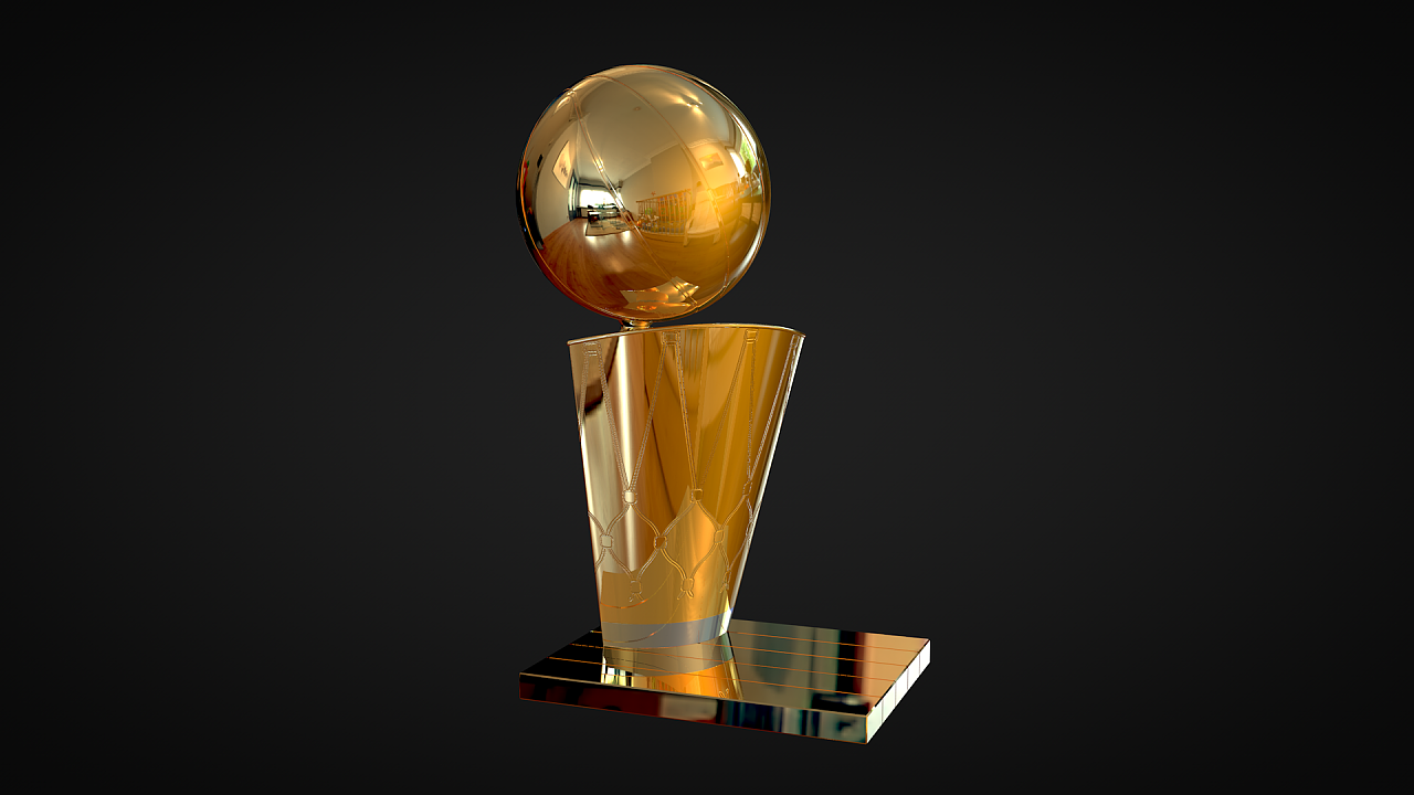 NBA总冠军奖杯 NBA Championship Trophy|三维|其他三维|demo04 - 原创作品 - 站酷 (ZCOOL)