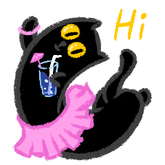 暗夜喵喵 微信表情包