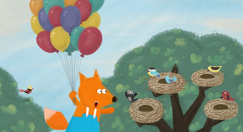 小狐狸的故事 |儿童插画|插画|woozl - 原创设计