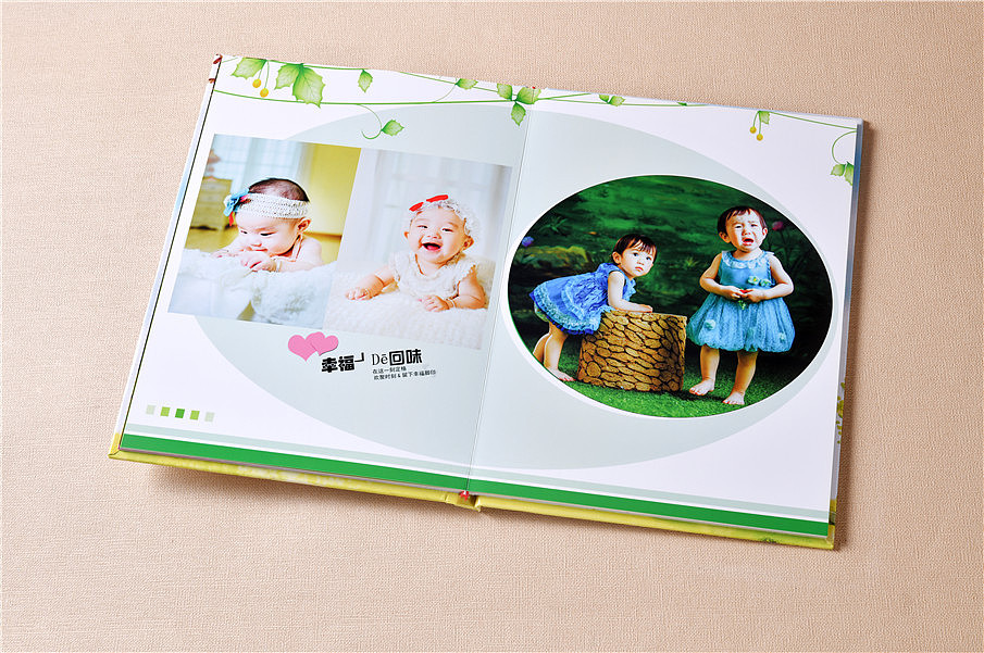 宝宝成长手册设计,宝宝一周岁纪念相册,顺时针纪念册