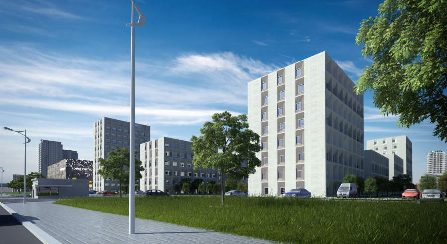 北湖科技城 建筑表现效果图|建筑\/空间|三维|SS