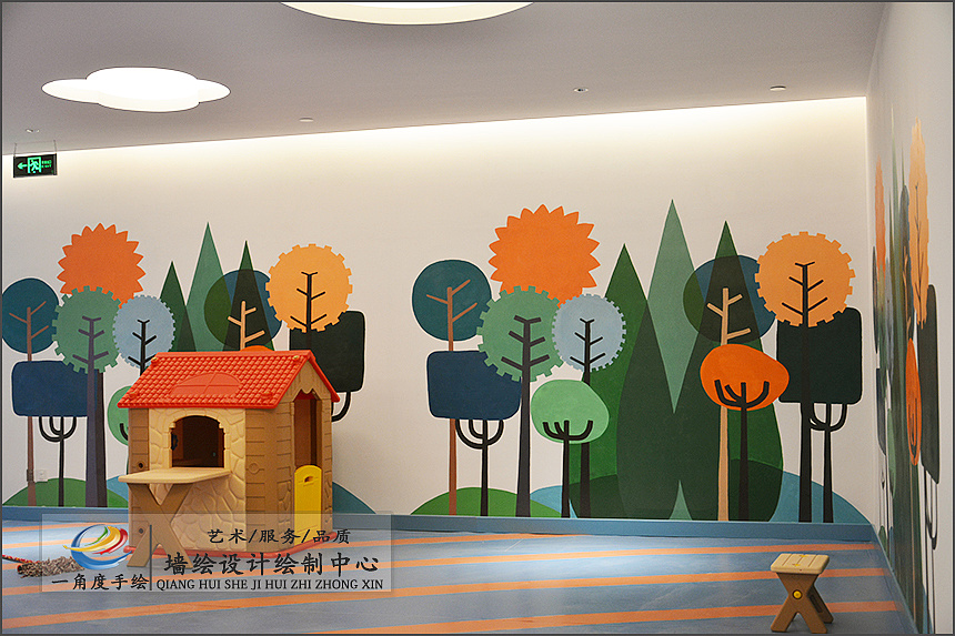 [儿童乐园]三亚瑞吉酒店墙体彩绘|插画|新锐潮流插画