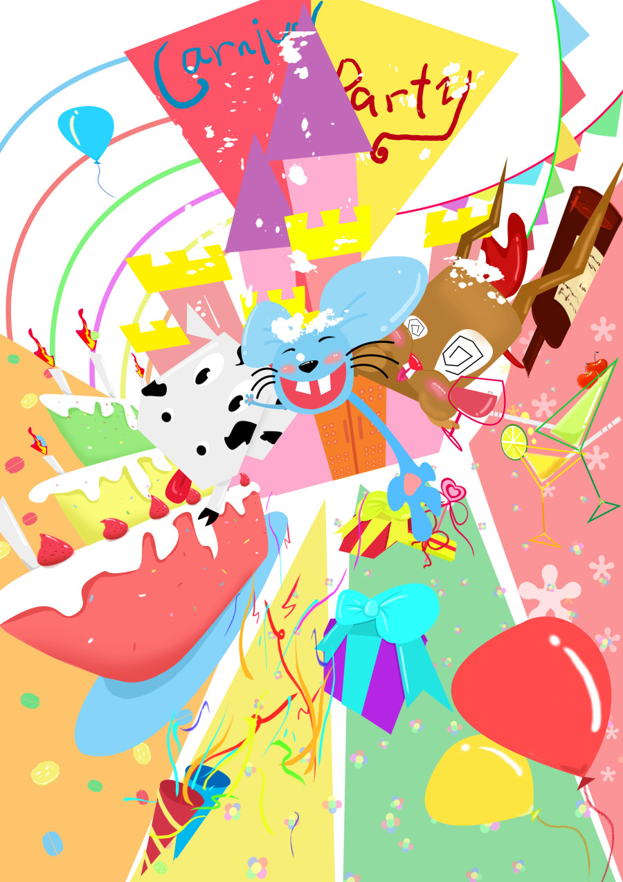party|其他绘画|插画|123happy - 原创设计作品 - 站酷 (ZCOOL)