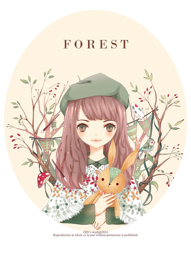 森林系女孩