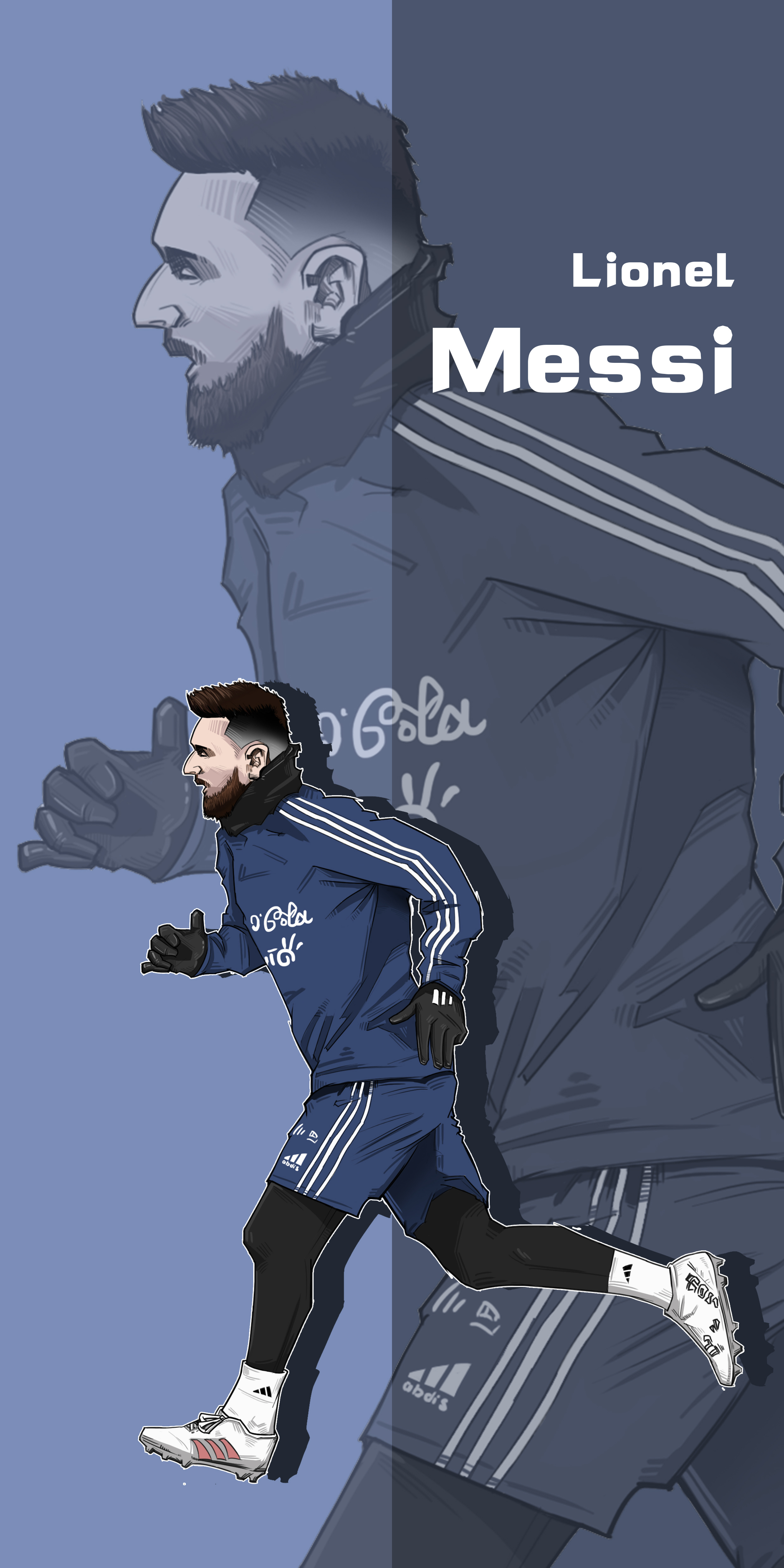里奥 梅西|插画|商业插画|LEE阿全 - 原创作品 - 站酷 (ZCOOL)