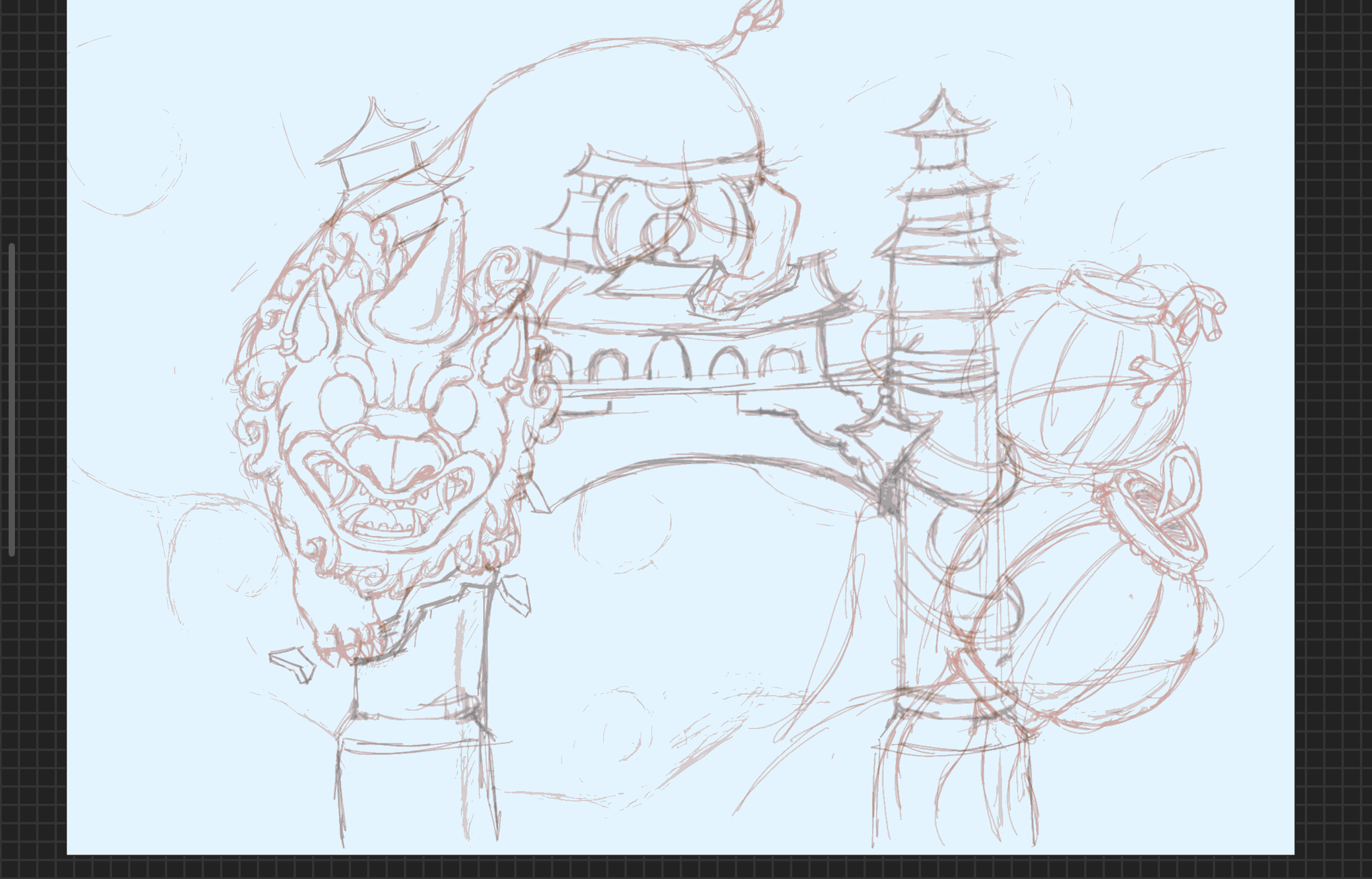 【illustrations】nian-spring festival/年兽-春节