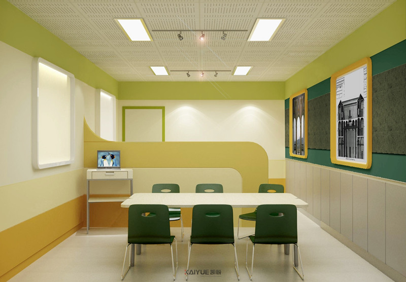广州力德教育培训办公室装修实景图|室内设计