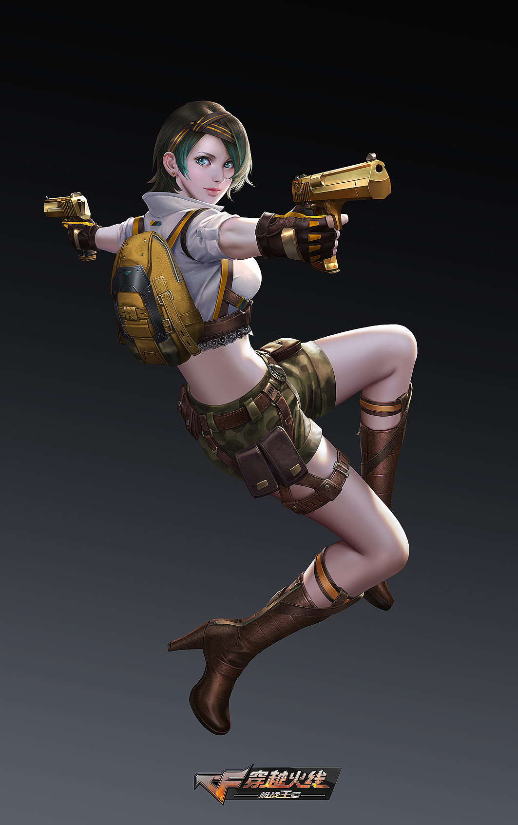 为《穿越火线》创作的角色立绘和海报|插画|商