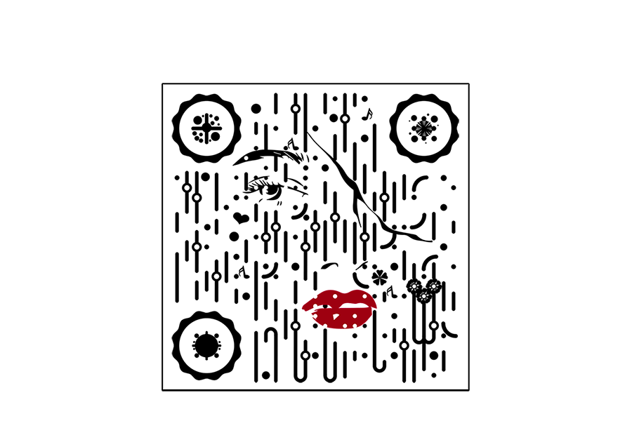 线条创意二维码