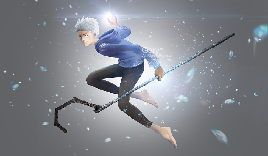 《守护者联盟》之Jack同人|绘画习作|插画|呱呱