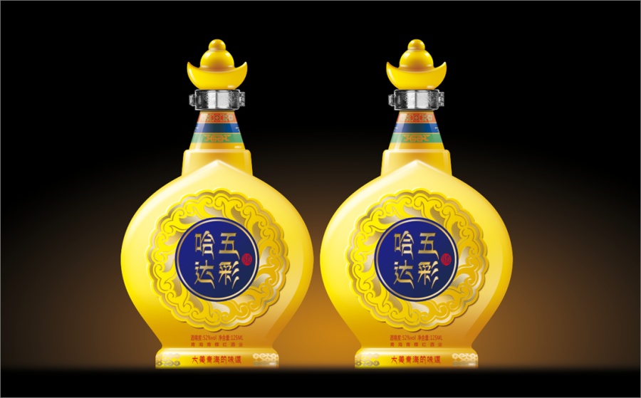 五彩哈达酒:打造明确品牌符号|包装|平面|世乐设