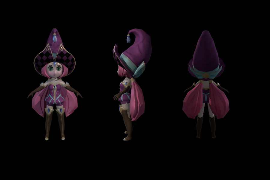 女巫|人物\/生物|三维|球球的玩具 - 原创设计作品