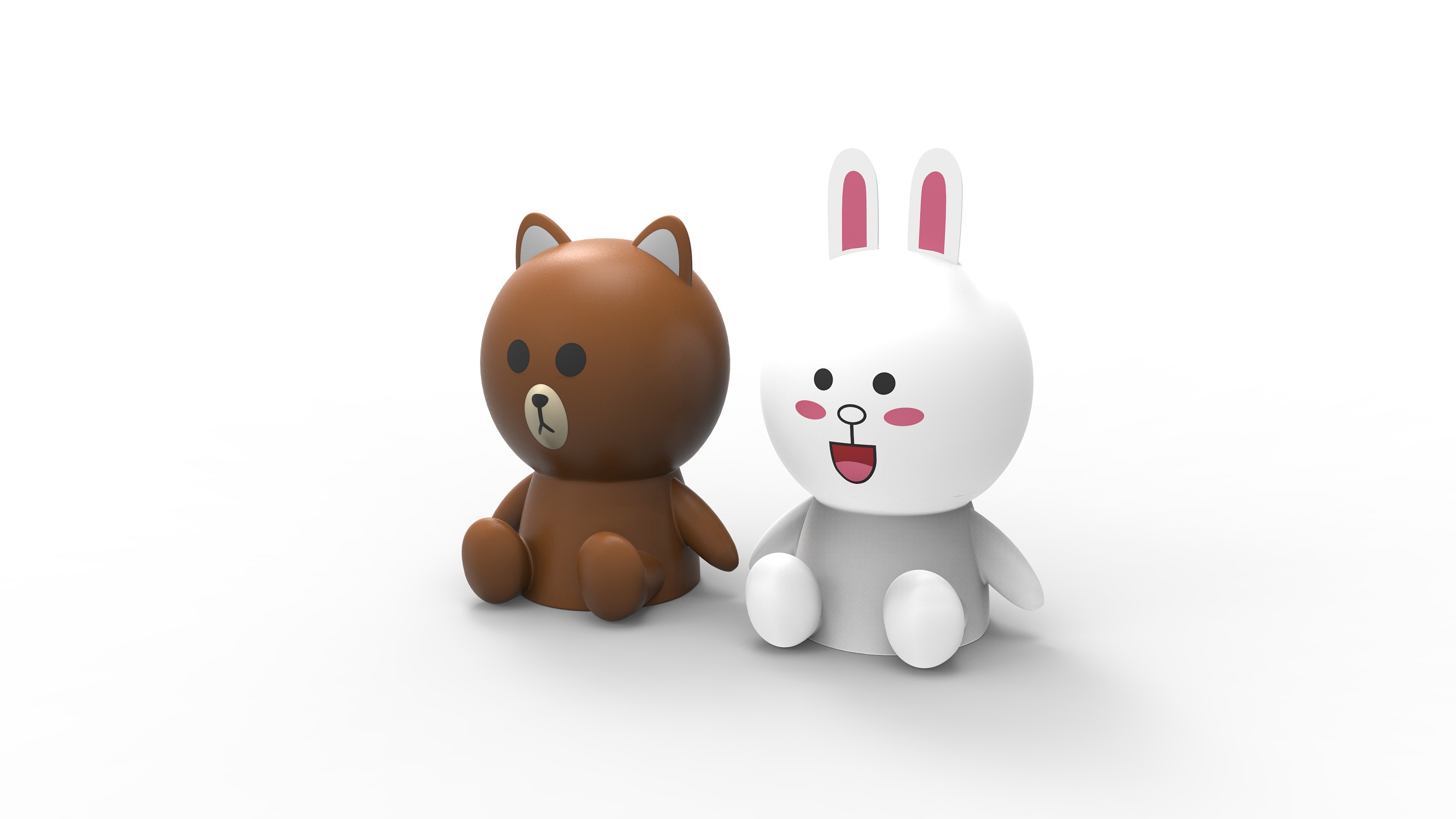 linefriends~布朗熊&可妮兔