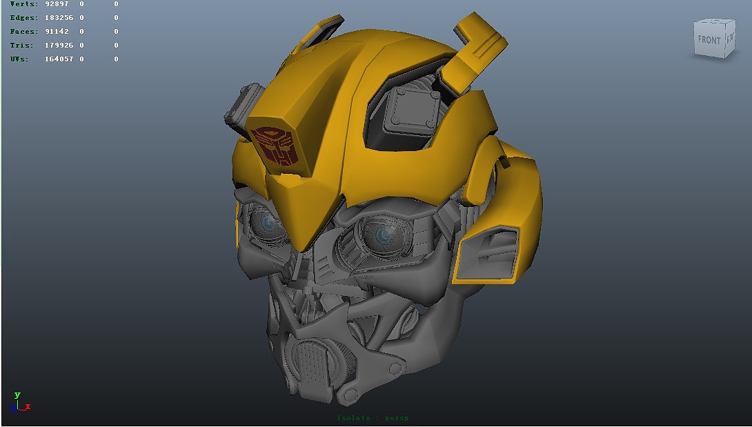 变形金刚 大黄蜂bumblebee模型制作中.1