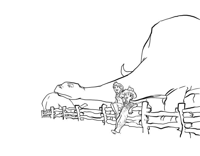 农场简笔画图片大全