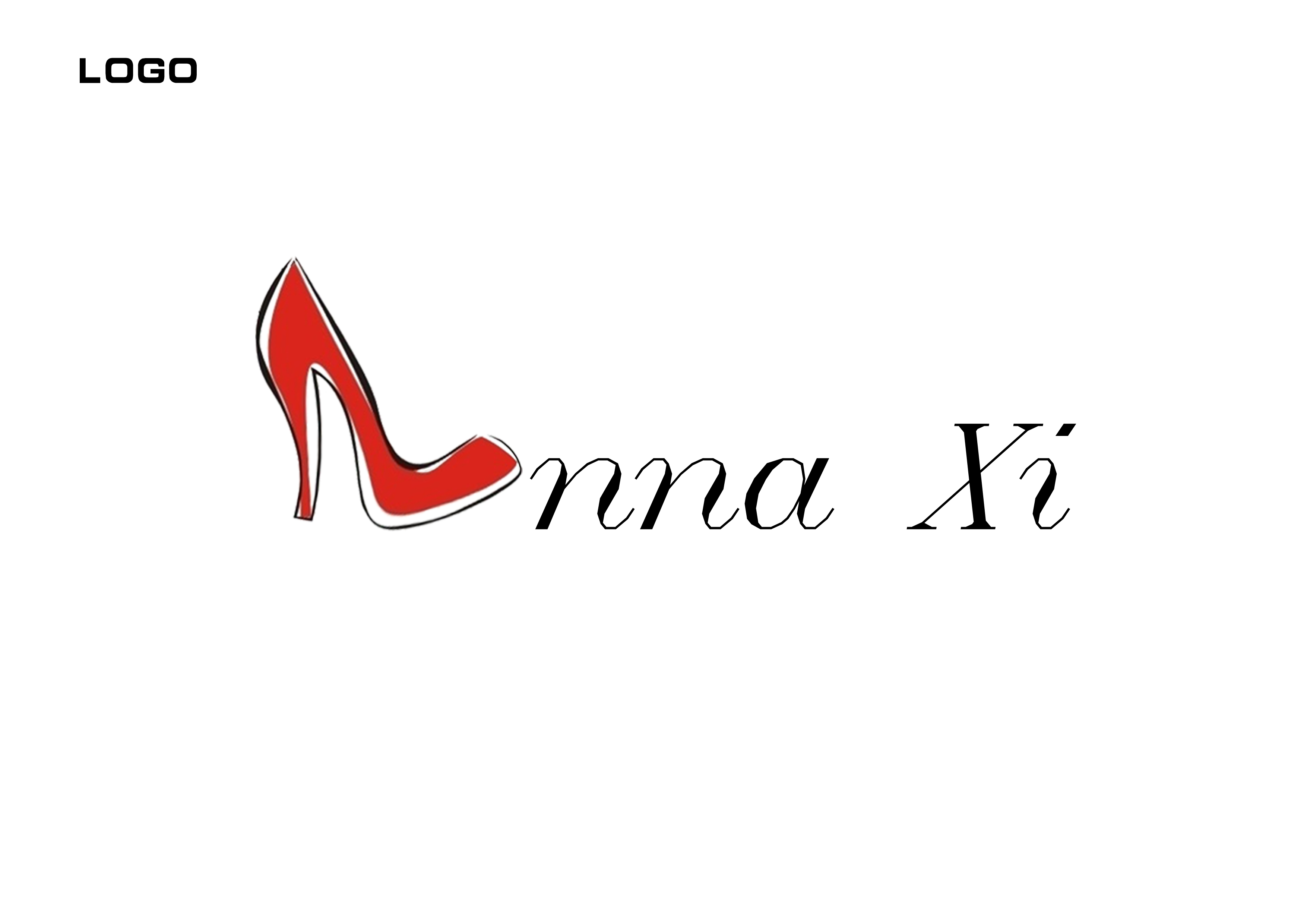 为女鞋的公司设计的logo  