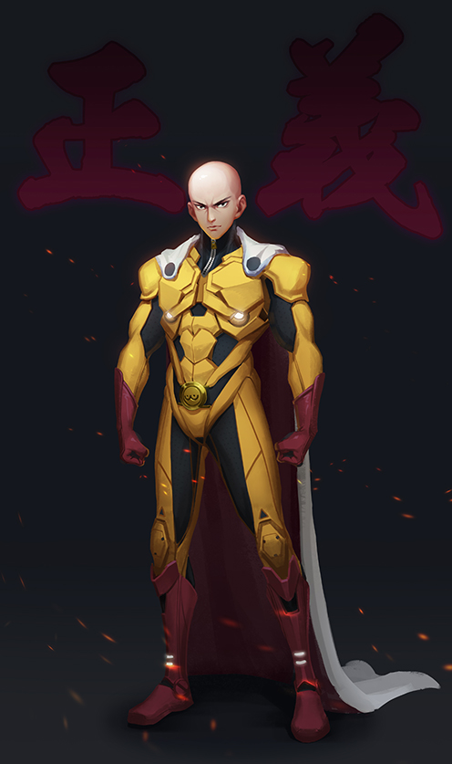 一拳超人|绘画习作|插画|知错就改好同学 - 原创