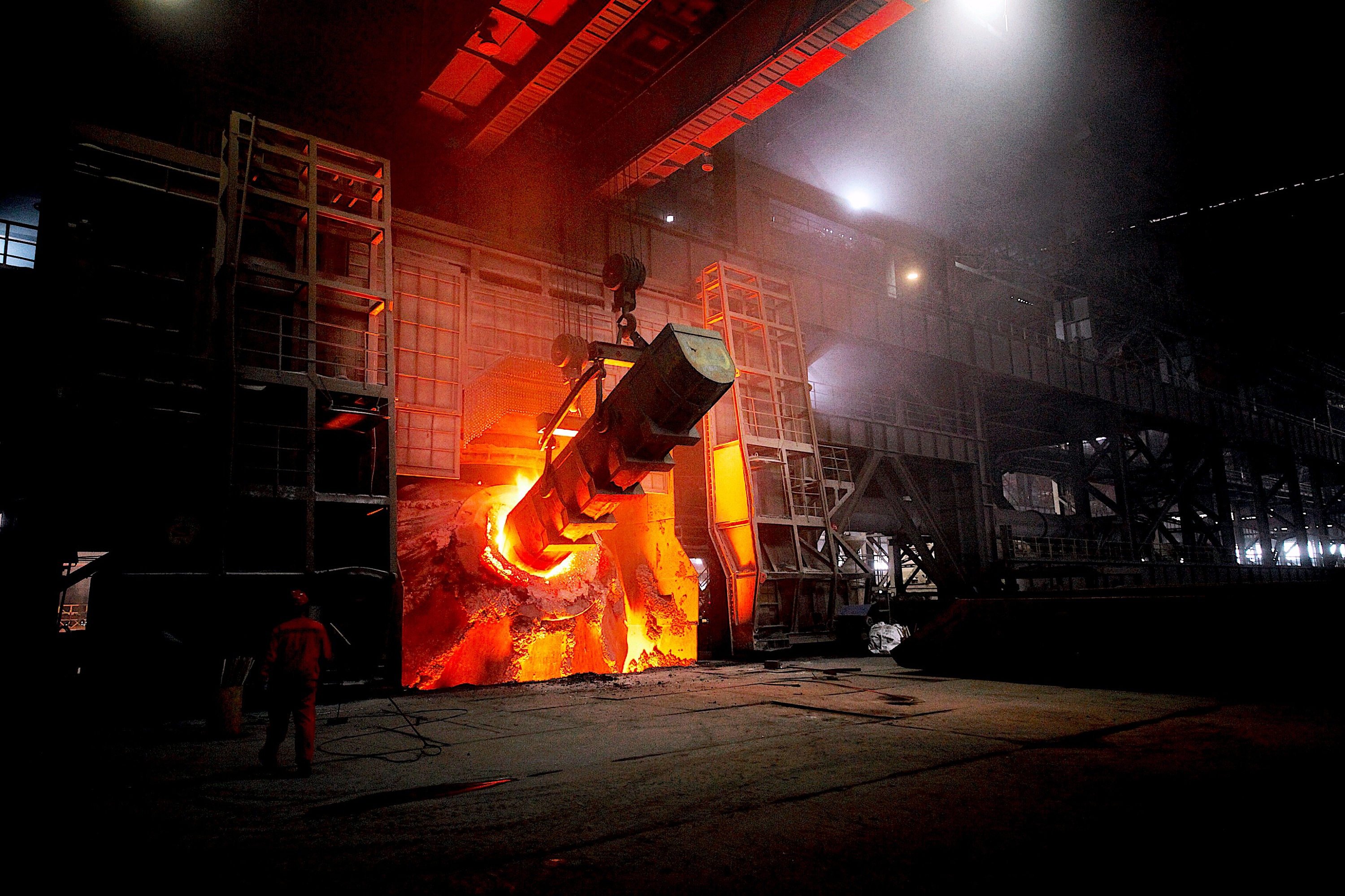 钢铁大工厂拍摄