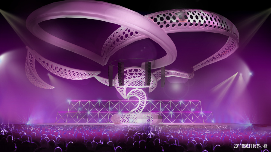 【音乐节类型舞美设计效果图集合】|舞台美术