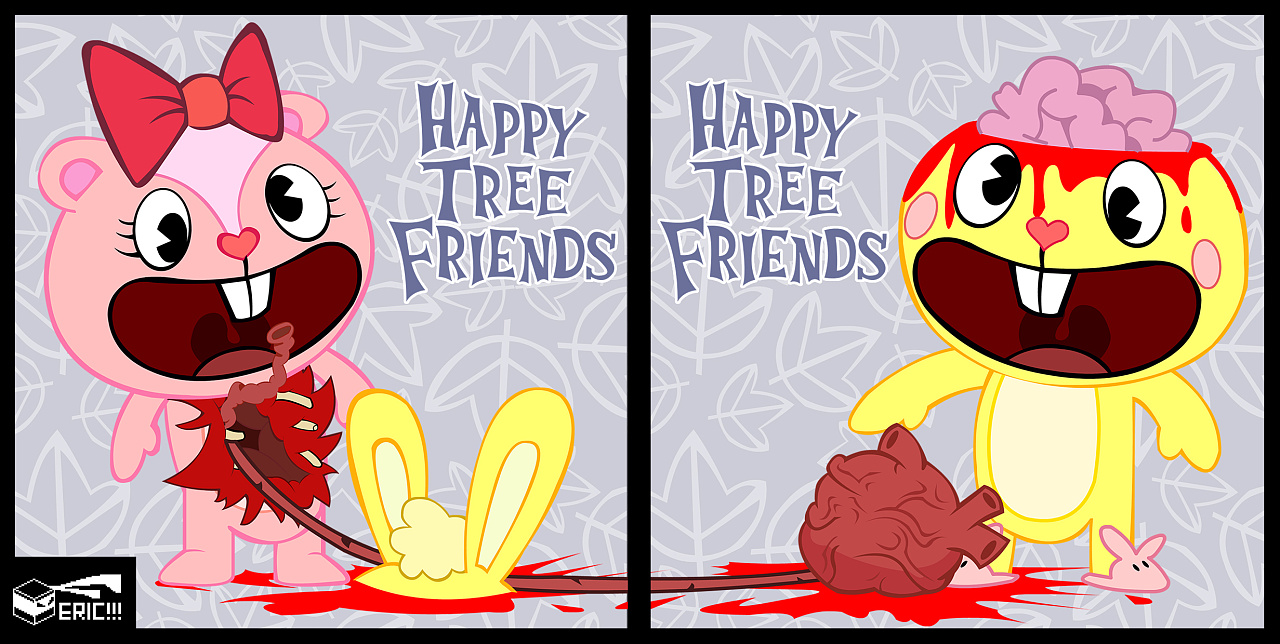 欢乐树的朋友们情侣头像|动漫|单幅漫画|鹏鹏锅锅 - 原创作品 - 站酷 (ZCOOL)