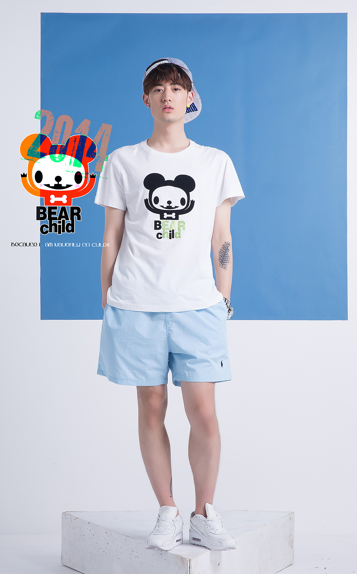 bear child熊孩子卡通潮牌 我的设计品牌T恤 李