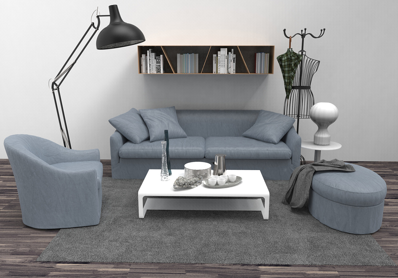 keyshot-室内|三维|场景|cuckoo冬 - 原创作品 - 站酷