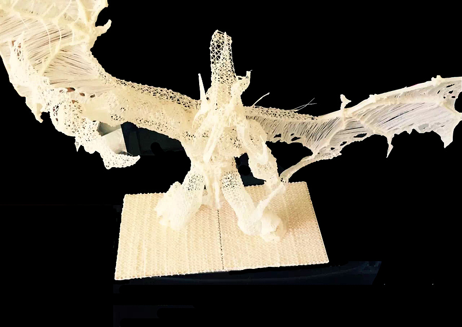 3D打印笔镂空绘制--魔兽伊利丹|其他|其他|gjy_