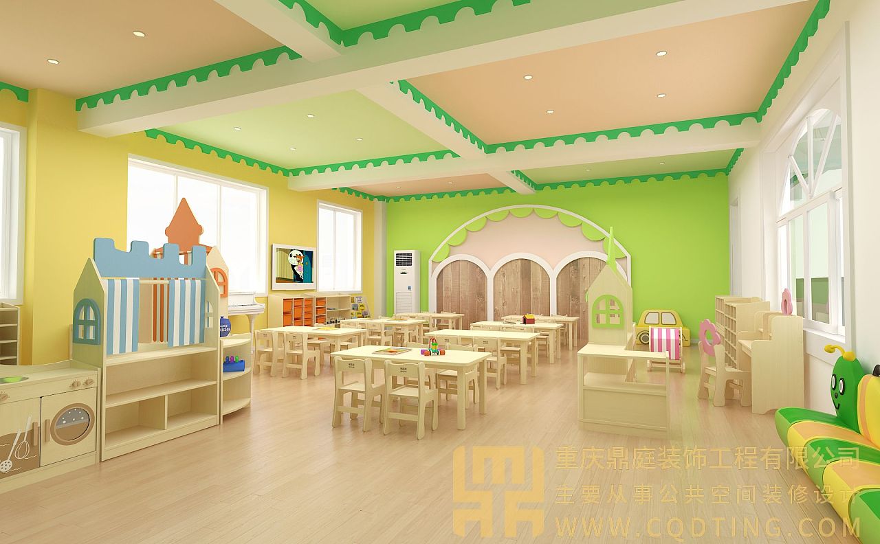 重庆各种幼儿园设计/各种风格幼儿园设计/幼儿园装修