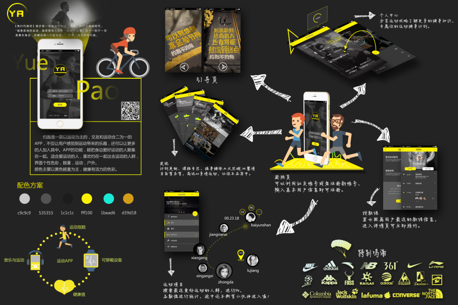 运动类-约跑APP|DM\/宣传单\/平面广告|平面|射手