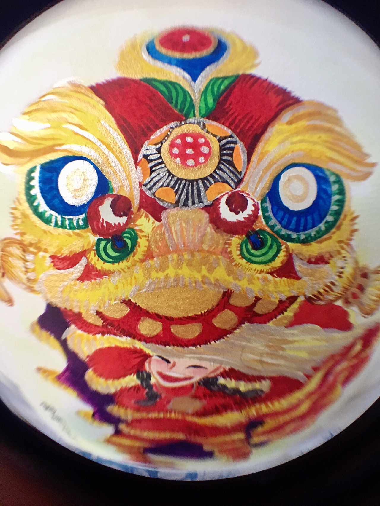 舞麒麟贺新春|插画|其他插画|刘索菲 - 原创作品 - 站酷 (ZCOOL)