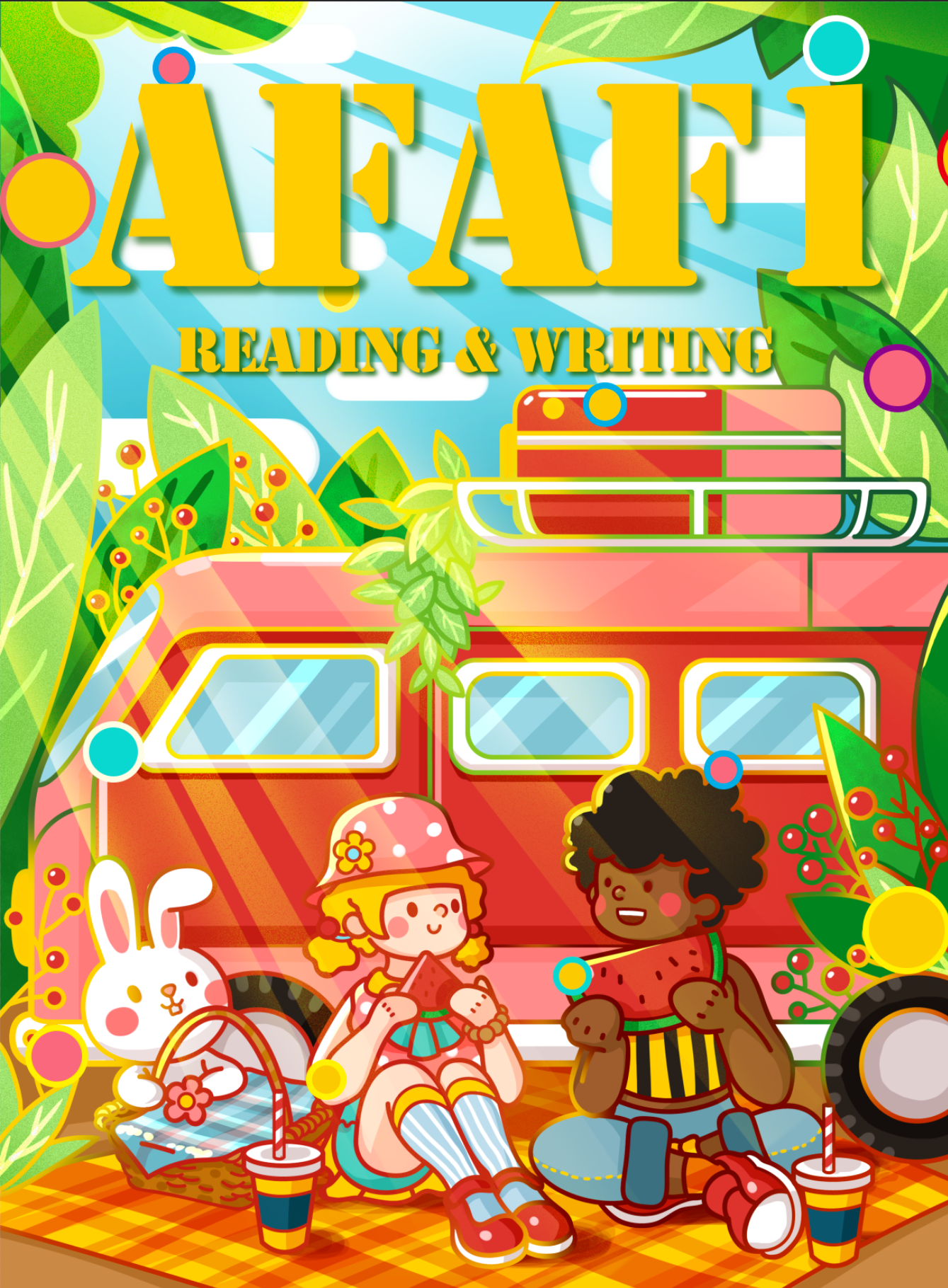afaf的少儿英语书封面|插画|商业插画|生活好像奇遇记
