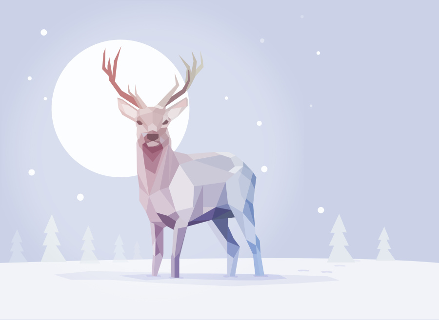 像素化 插画 鹿|电脑软件界面\/皮肤|UI|小彬ROY