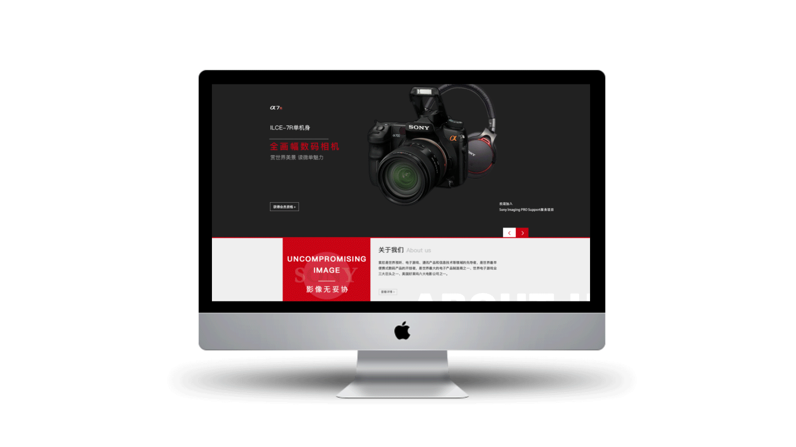 sony电商网页迭代2.0