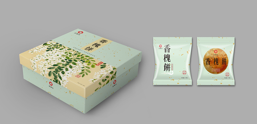 永和县槐花饼 包装设计|包装|平面|设计尸阿张 