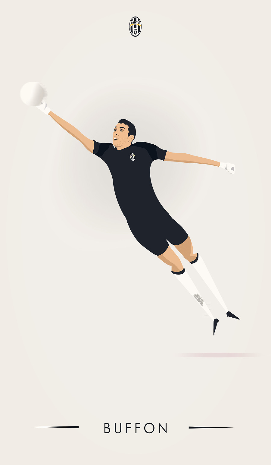 足球球星插画|插画习作|插画|黑头里 - 原创设计