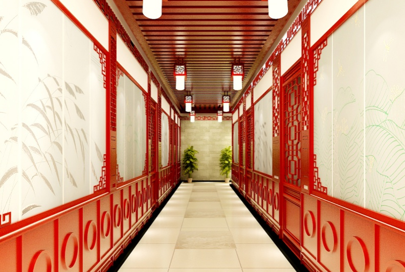 百草庐中医馆-成都专业中医馆装修效果图|成都