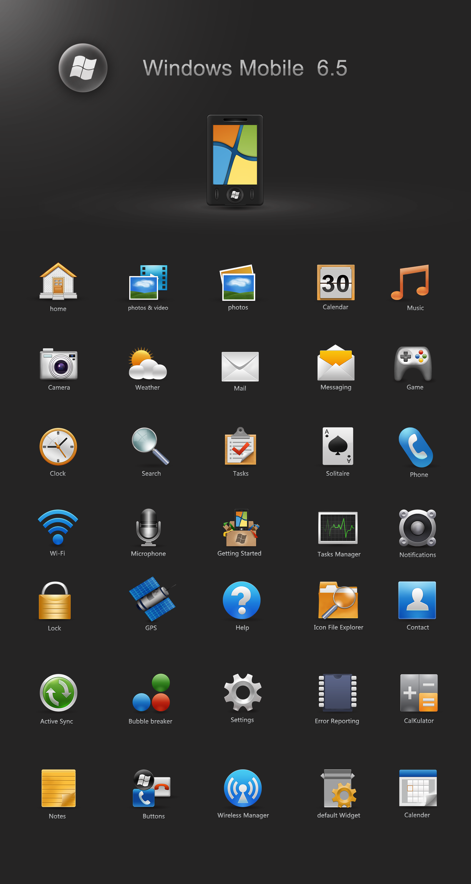 临摹windows mobile经典icons|ui|图标|young_oeeo