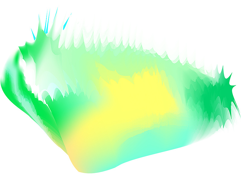 AI异形图形与色彩|UI|闪屏\/壁纸|墨许你倾世容颜